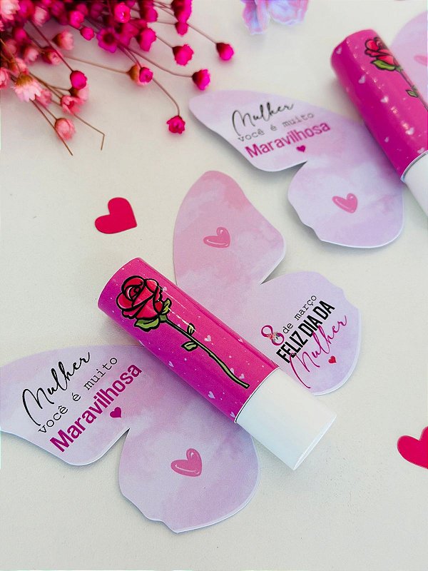 Manteiga de cacau com Card de borboleta  - Código 0309