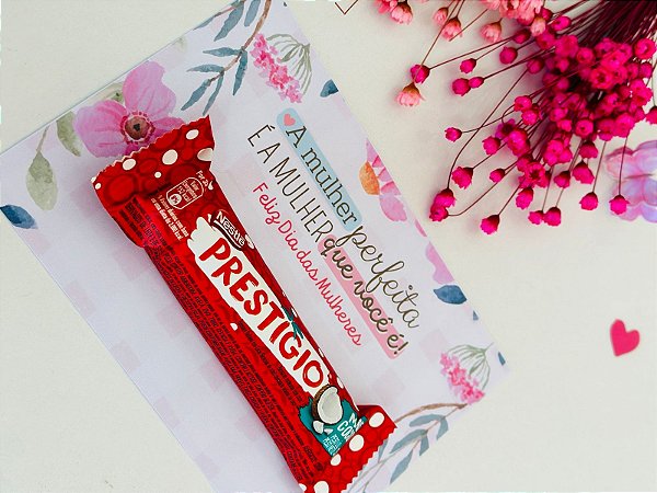 Card personalizada com prestigio - Código 0317