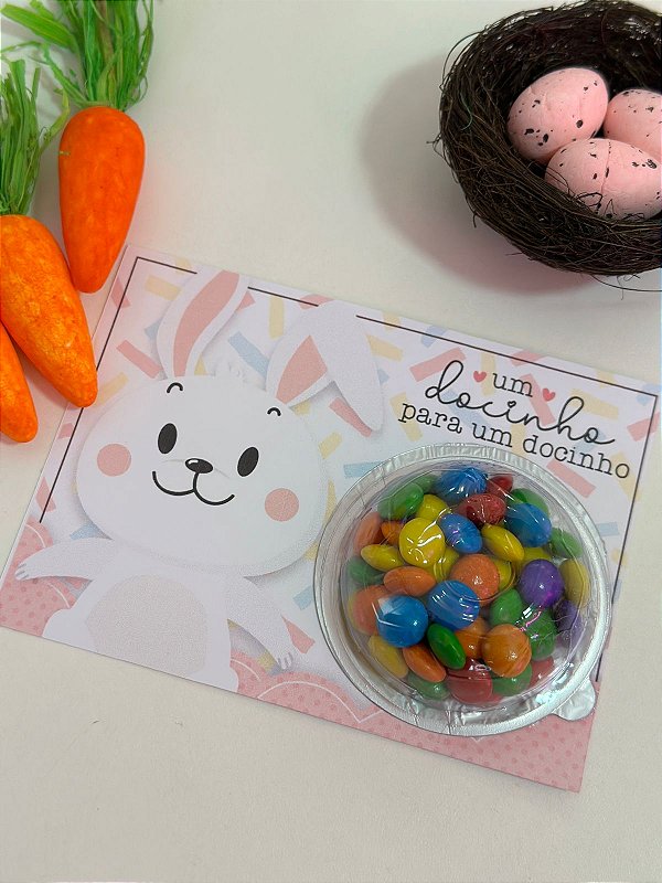 Tag personalizada com Blister e confetes de chocolates - Código 0334