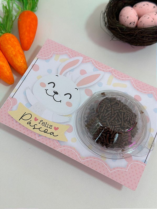 Tag personalizada com Blister e brigadeiro  - Código 0335