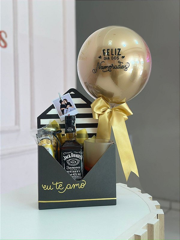Cesta Envelope com Whisky  - Código 0470