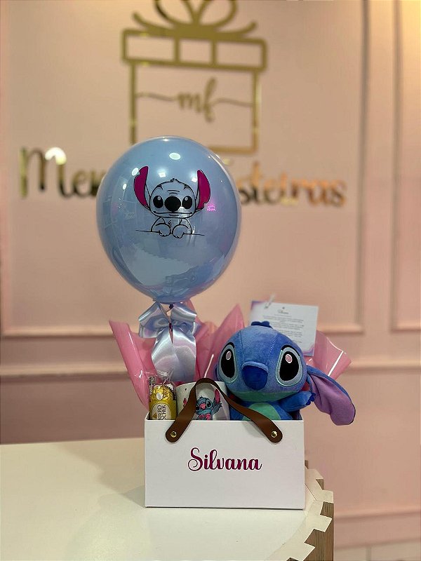 Cesta stitch - com caneca  - Código 0477