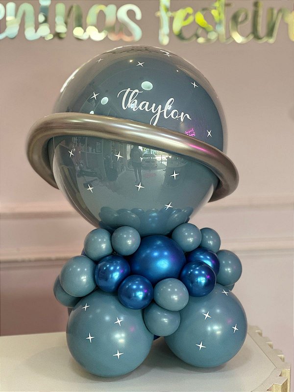 Arranjo de Balão de Mesa Modelo Planeta - Código 0488