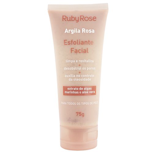Esfoliante Facial Argila Rosa Ruby Rose
