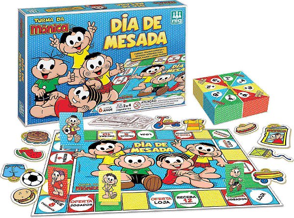 Jogo Dia De Mesada Turma Da Mônica Nig