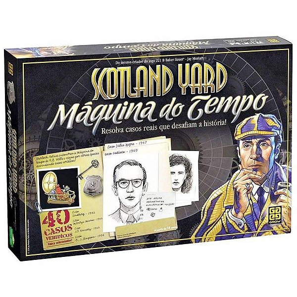 Jogo Scotland Yard Maquina Do Tempo 3330 Grow