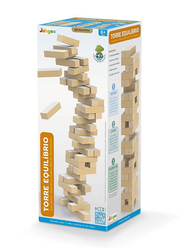 Jogo Torre Equilibrio Com 54 Peças 735 Junges