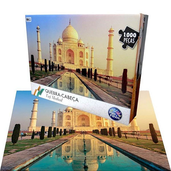 Quebra Cabeça Taj Mahal 1000 Peças 7267 Pais E Filhos