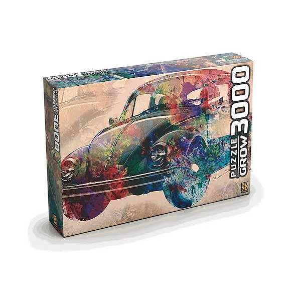 Quebra Cabeça Puzzle Vintage Car 3000 Peças 3462 Grow