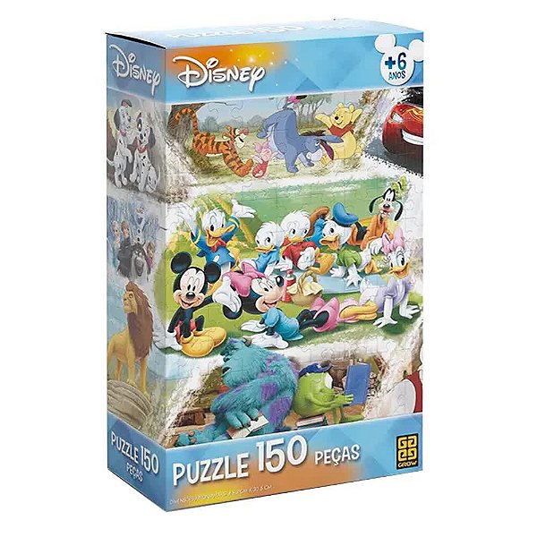 Quebra-Cabeça Puzzle 150 Peças Disney 02448 Grow