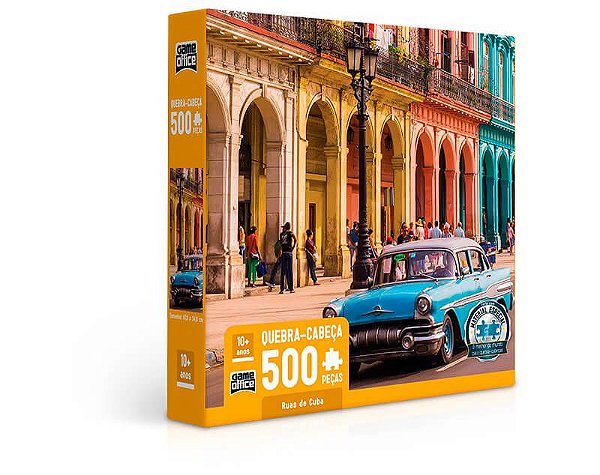 Quebra-Cabeça 500 Peças Ruas De Cuba 2761 Toyster