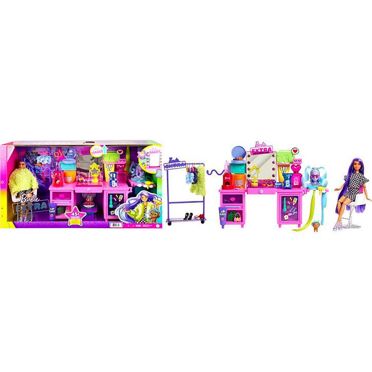Boneca Barbie Extra Penteadeira Luzes E Sons GYJ70 Mattel