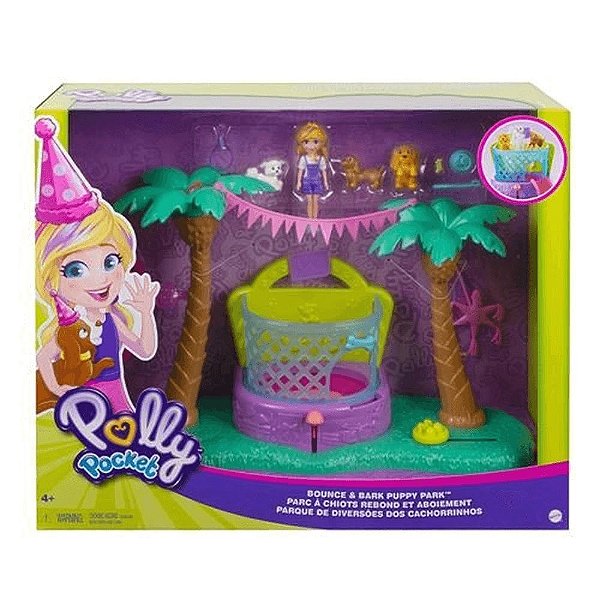 Polly Pocket Parque  Diversões Dos Cachorrinhos GWD80 Mattel