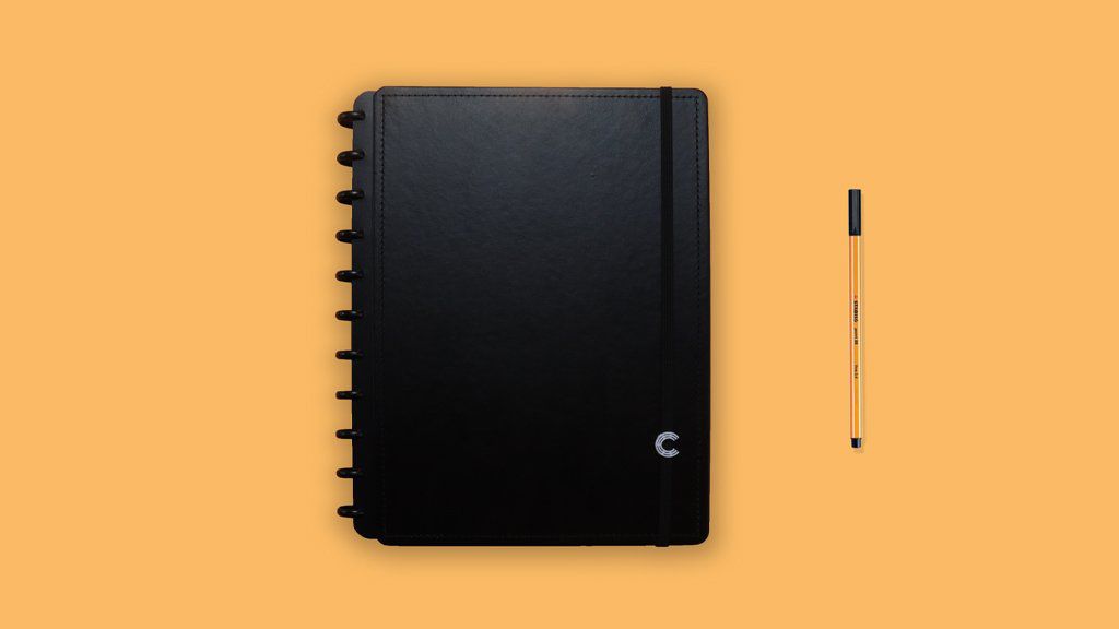 Caderno Basic Black Médio CIMD3090 Caderno Inteligente