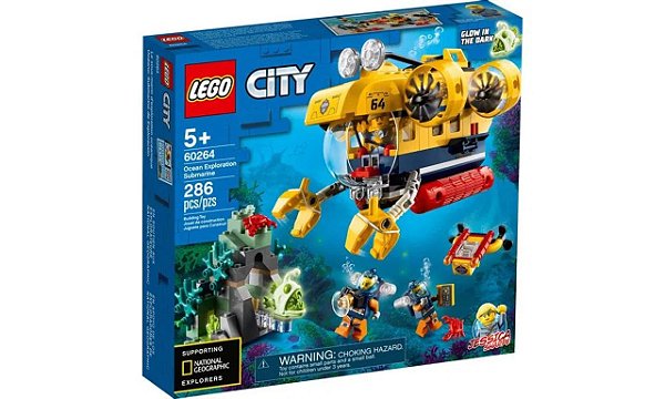 Lego City Submarino De Exploração Do Oceano 60264