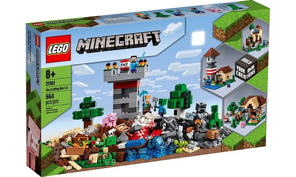 Lego Minecraft The Crafting Box 3.0 564 Peças 21161