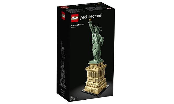 Lego Arquitetura Estatua Da Liberdade 1685 Peças 21042