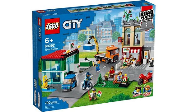 Lego City Centro Da Cidade 790 Peças 60292