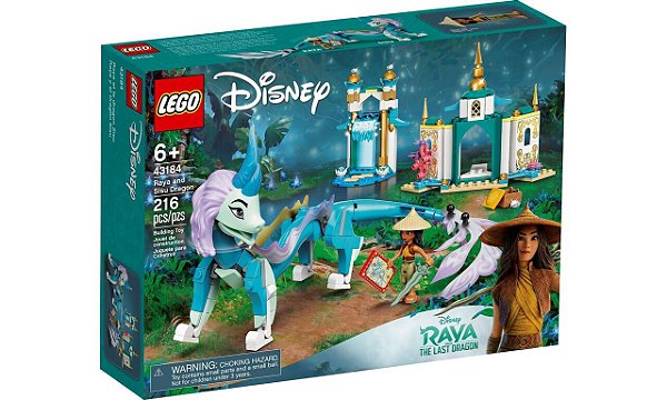 Lego Disney Raya E O Dragão Sisu 216 Peças 43184