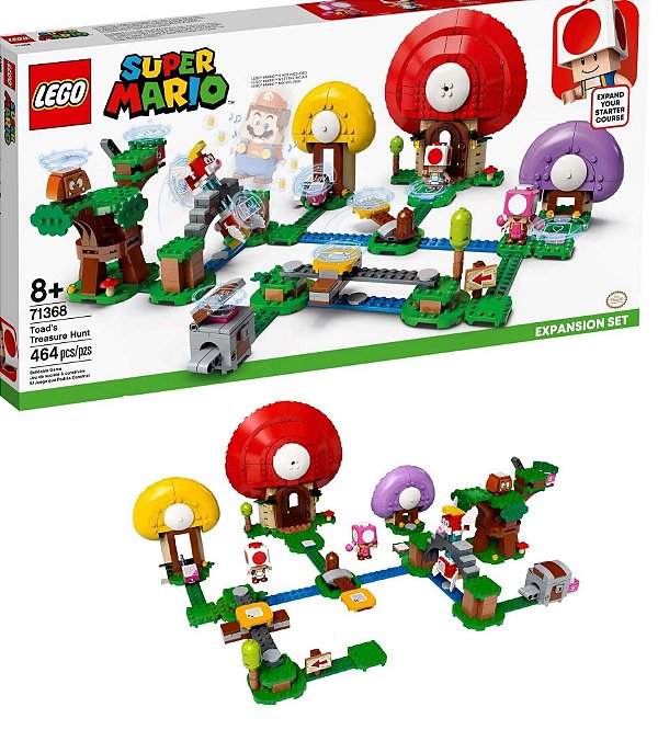 Lego Mario Caça Ao Tesouro De Toad Pacote De Expansão 71368