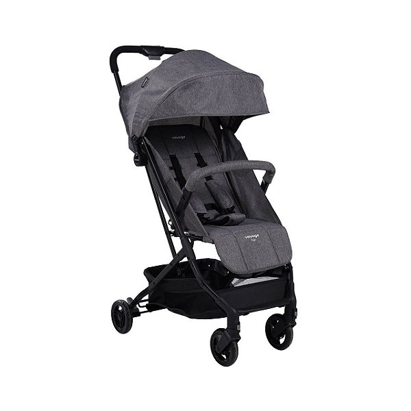 Carrinho De Bebe Yupi Cinza Mescla IMP01789 Voyage