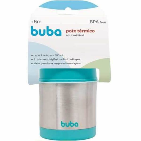 Pote Térmico Acho Inoxidável Azul 10741 Buba