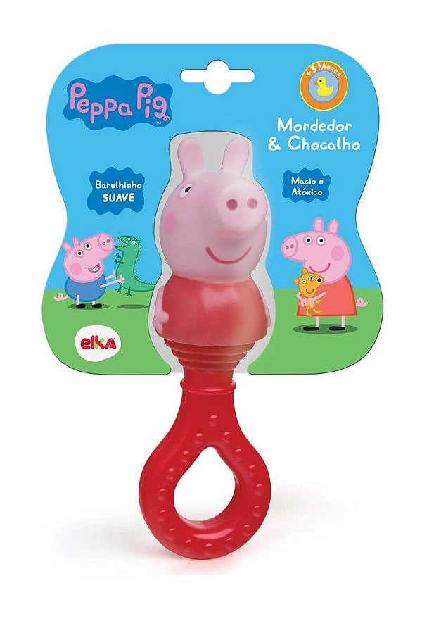 Mordedor & Chocalho Peppa 1029 Elka