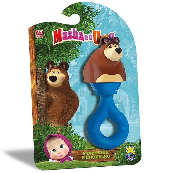 Chocalho Urso Masha E O Urso 8122 Diver Toys