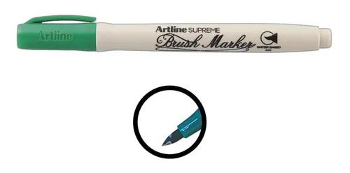 Caneta Brush Epf-F Artline Verde Tilibra