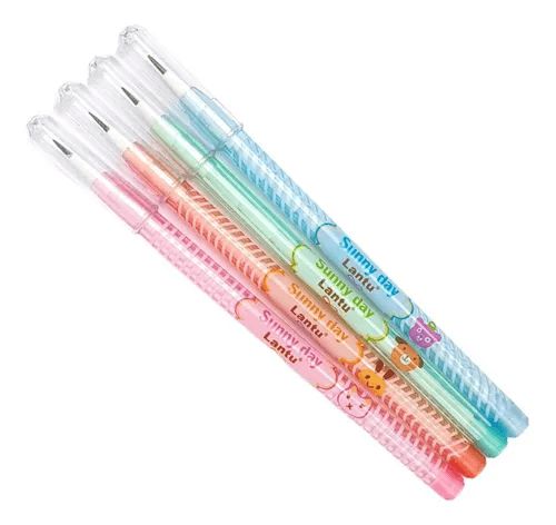 Kit 4 Lapiseiras Troca Ponta- Sunny Day LT-1202