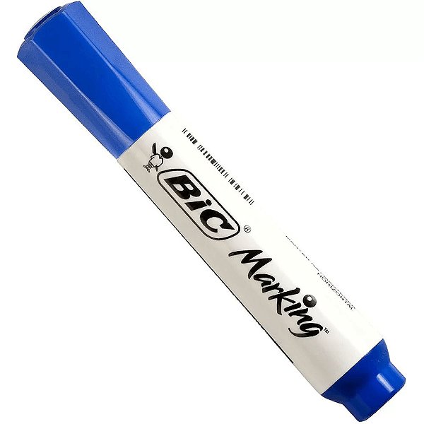 Marcador Para Quadro Branco Recarregável Azul Bic