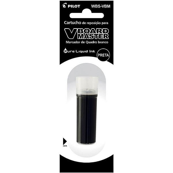 Refil Para Marcador Quadro Branco Preto WBS-VBM Pilot