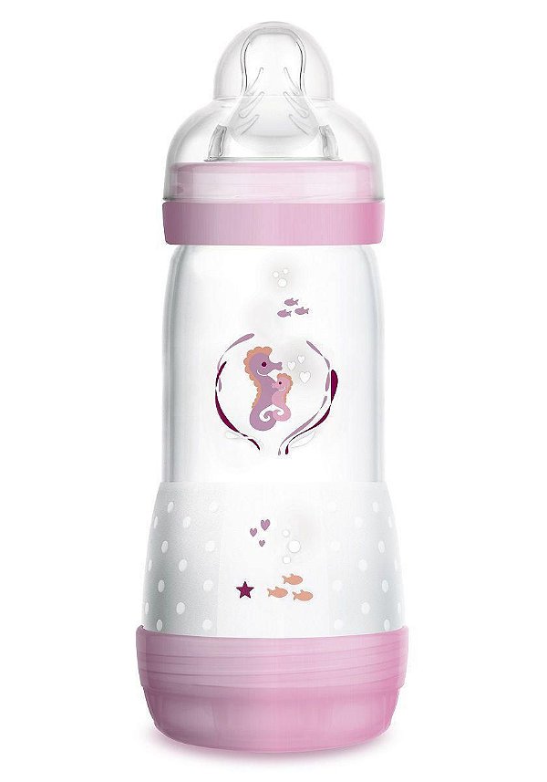 Mamadeira Mam Easy Start 320ml Anticólica Rosa 4678