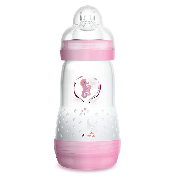 Mamadeira Mam Easy Start 260ml Anticólica Rosa 4664