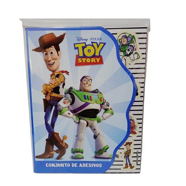 Conjunto De Adesivos Disney Com 8fls Toy Story Vmp