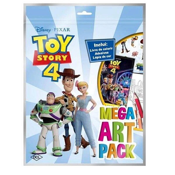 Livro De Colorir Toy Story 4 Mega Art Pack D2447- DCL