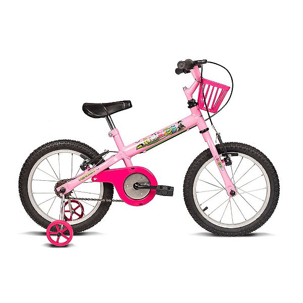 Bicicleta Infantil Kids Aro 16 Rosa 10454 Verden