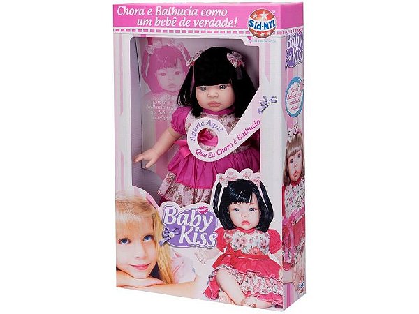 Boneca Baby Kiss 910 Sid Nyl