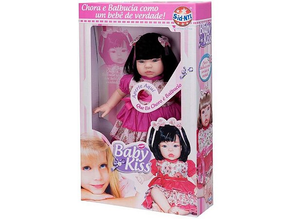 Boneca Baby Kiss 910 Sid Nyl