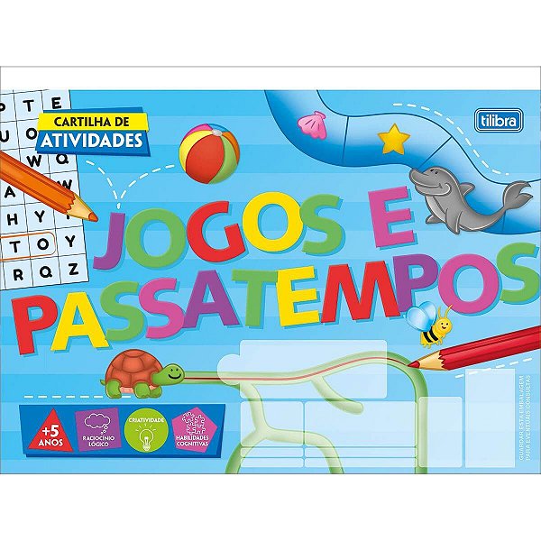 Cartilha De Atividades Jogos E Passatempos Académie 20 Folhas