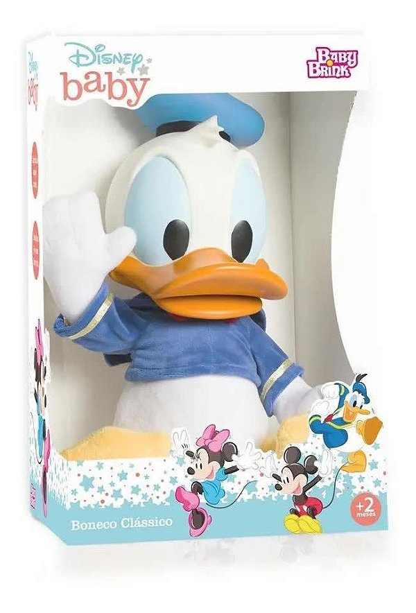 Boneco Pato Donald  Disney Baby 1972 Baby Brink
