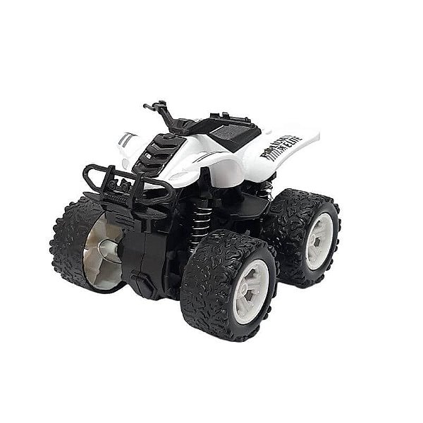 Carrinho Mini Truck 360° Policia De Elite Branco Unik