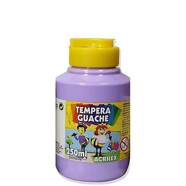 Tinta Guache 250ml Lilás Acrilex