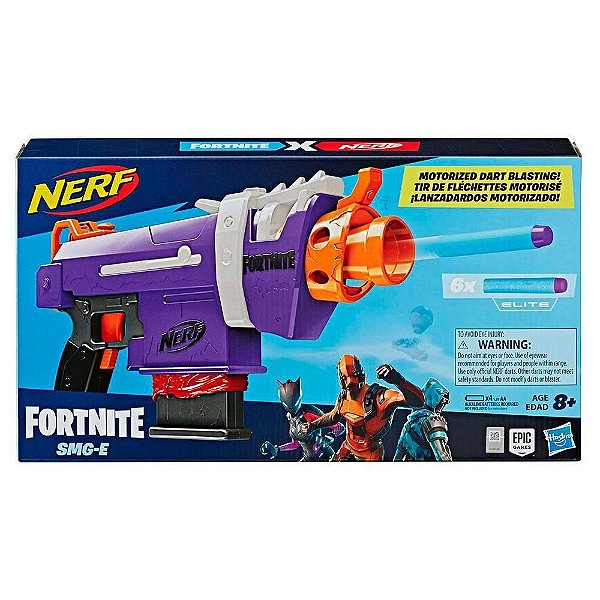 Lançador Nerf Fortnite SMG-E E7523 Hasbro