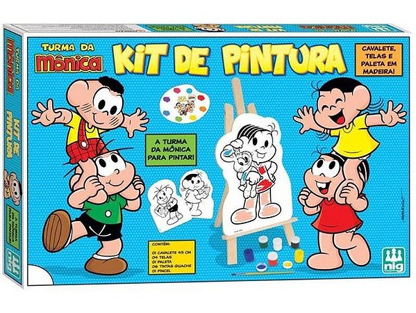 Kit Pintura Turma Da Monica 0766 Nig