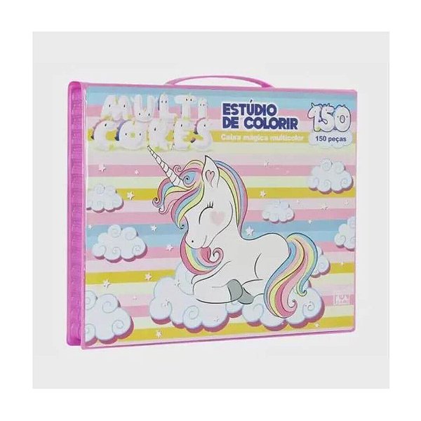 Maleta De Pintura Unicornio 150 Peças Fun Game
