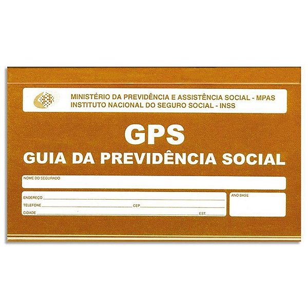 Impresso Previdência Social Carne GPS 12x2 Vias 180x110mm 6006 São Domingos