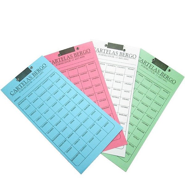 Cartela De Rifa Com 100 Nomes Cartelas Bego Unidade
