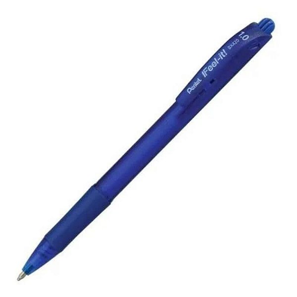 Caneta Esferográfica Retrátil 1.0 Azul Unidade Feel It Pentel
