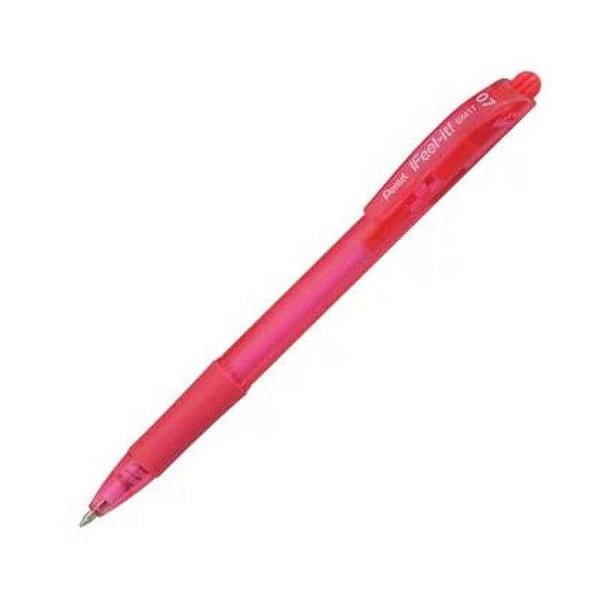 Caneta Esferográfica 0,7 Rosa Unidade Feel It Pentel